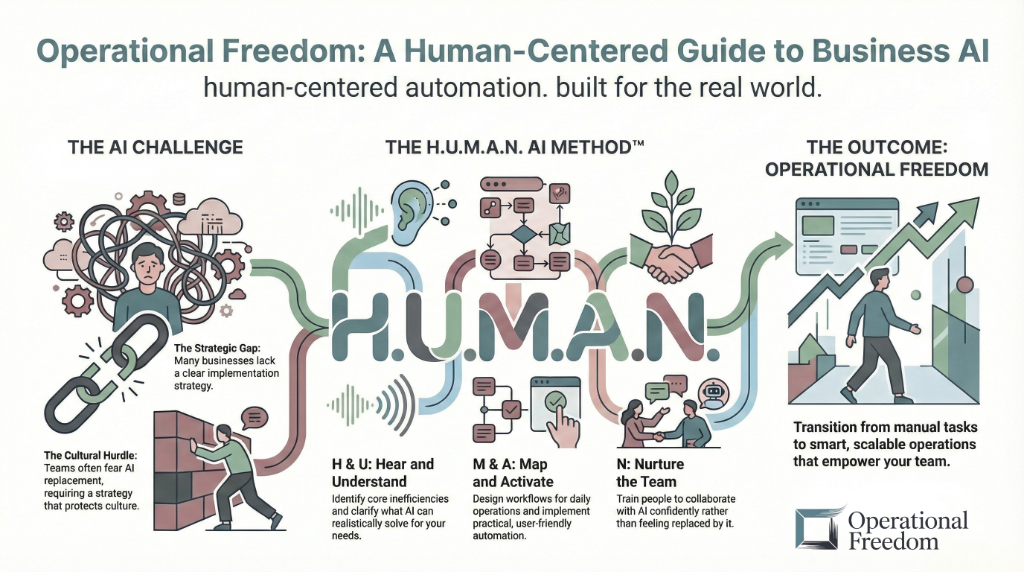 The H.U.M.A.N. AI Method™ — Operational Freedom Engine